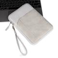 Custodia da trasporto con cerniera e tracolla Haweel HWL7018 per iPad 2022/2025 - Grigio chiaro