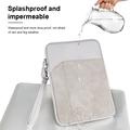 Custodia da trasporto con cerniera e tracolla Haweel HWL7018 per iPad 2022/2025 - Grigio chiaro