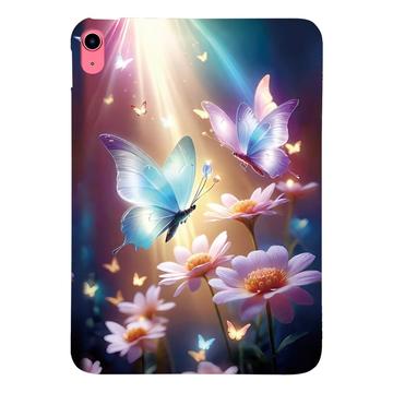 Custodia in TPU Stylish Ultra Sottile per iPad 2022/2025 - Farfalla floreale