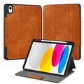 Custodia Tech-Protect Fleece per iPad 2022/2025 - Marrone