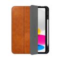 Custodia Tech-Protect Fleece per iPad 2022/2025 - Marrone
