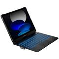 Custodia con tastiera Typecase Flexbook Touch per iPad 2022/2025 - Layout americano - Nera