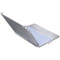 Custodia con tastiera Typecase Flexbook Touch per iPad Air 11 2024/2025/2026 - Layout americano - Color Argento