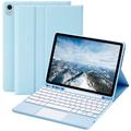 Custodia con tastiera Bluetooth per iPad Air 11 2026/2025/2024/iPad Air 2022/2020 - Baby Blu