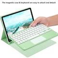 Custodia con tastiera Bluetooth per iPad Air 11 2026/2025/2024/iPad Air 2022/2020 - Verde