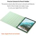 Custodia con tastiera Bluetooth per iPad Air 11 2026/2025/2024/iPad Air 2022/2020 - Verde