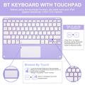 Custodia con tastiera Bluetooth per iPad Air 11 2026/2025/2024/iPad Air 2022/2020 - Viola