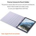 Custodia con tastiera Bluetooth per iPad Air 11 2026/2025/2024/iPad Air 2022/2020 - Viola