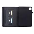 Custodia Butterfly Smart Folio per iPad Air 11 2026/iPad Pro 11 2022/iPad Air 2022 con scomparti per carte - Nera