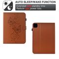 Custodia Butterfly Smart Folio per iPad Air 11 2026/iPad Pro 11 2022/iPad Air 2022 con scomparti per carte - Marrone