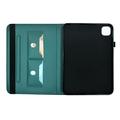 Custodia Butterfly Smart Folio per iPad Air 11 2026/iPad Pro 11 2022/iPad Air 2022 con scomparti per carte - Verde