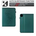 Custodia Butterfly Smart Folio per iPad Air 11 2026/iPad Pro 11 2022/iPad Air 2022 con scomparti per carte - Verde