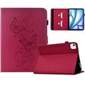 Custodia Butterfly Smart Folio per iPad Air 11 2026/iPad Pro 11 2022/iPad Air 2022 con scomparti per carte - Rosa shocking