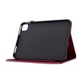 Custodia Butterfly Smart Folio per iPad Air 11 2026/iPad Pro 11 2022/iPad Air 2022 con scomparti per carte - Rosa shocking