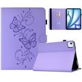 Custodia Butterfly Smart Folio per iPad Air 11 2026/iPad Pro 11 2022/iPad Air 2022 con scomparti per carte - Viola