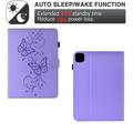 Custodia Butterfly Smart Folio per iPad Air 11 2026/iPad Pro 11 2022/iPad Air 2022 con scomparti per carte - Viola