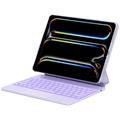 Custodia con tastiera Typecase Edge+ per iPad Air 13 2024/2025/2026 con touchpad - Layout US - Viola chiaro