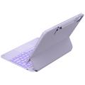 Custodia con tastiera Typecase Edge+ per iPad Air 13 2024/2025/2026 con touchpad - Layout US - Viola chiaro