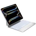 Custodia con tastiera Typecase Edge+ per iPad Air 13 2024/2025/2026 con touchpad - Layout americano - Argenta