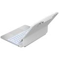 Custodia con tastiera Typecase Edge+ per iPad Air 13 2024/2025/2026 con touchpad - Layout americano - Argenta