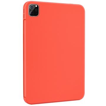 Custodia in Silicone Liquido per iPad Air 13 2024/2025/iPad Pro 12.9 2018/2020/2021/2022 - Rossa