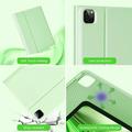 Custodia con tastiera Bluetooth per iPad Air 13 2026/2025/2024/iPad Pro 12.9 2022/2021/2020/2018 - Matcha verde