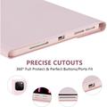 Custodia con tastiera Bluetooth per iPad Air 13 2026/2025/2024/iPad Pro 12.9 2022/2021/2020/2018 - Rosa