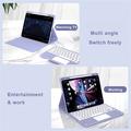 iPad Air 13 2026/2025/2024/iPad Pro 12.9 2022/2021/2020/2018 Bluetooth Keyboard Case (Open-Box Satisfactory) - Purple