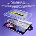 iPad Air 2020/2022 HD Protezione dello schermo in vetro temperato con strumento di rimozione automatica della polvere - 9H