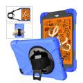 Custodia con Cinturino da Polso Heavy Duty 360 per iPad Mini (2019) - Blu