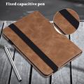 Custodia in pelle per iPad Mini 2021/2024 Business - Con portacarte - Marrone