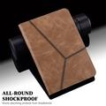 Custodia in pelle per iPad Mini 2021/2024 Business - Con portacarte - Marrone