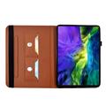 Custodia Butterfly Smart Folio per iPad Mini (2026) con scomparti per carte - Marrone