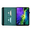 Custodia Butterfly Smart Folio per iPad Mini (2026) con scomparti per carte - Verde