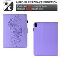 Custodia Butterfly Smart Folio per iPad Mini (2026) con scomparti per carte - Viola