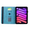 Custodia a libro girevole Mandala 360 per iPad Mini (2026) - Blu