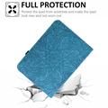 Custodia a libro girevole Mandala 360 per iPad Mini (2026) - Blu