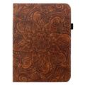 Custodia a libro girevole Mandala 360 per iPad Mini (2026) - Marrone