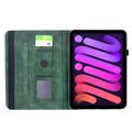 Custodia a libro girevole Mandala 360 per iPad Mini (2026) - Verde