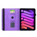 Custodia a libro girevole Mandala 360 per iPad Mini (2026) - Viola