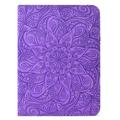 Custodia a libro girevole Mandala 360 per iPad Mini (2026) - Viola