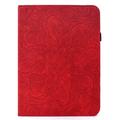 Custodia a libro girevole Mandala 360 per iPad Mini (2026) - Rossa