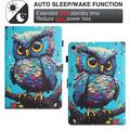 Custodia Wonder Smart Folio per iPad Mini (2026) con scomparti per carte - Gufo