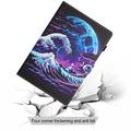 Custodia Wonder Smart Folio per iPad Mini (2026) con scomparti per carte - Onda marina