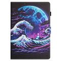 Custodia Wonder Smart Folio per iPad Mini (2026) con scomparti per carte - Onda marina