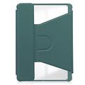 Smart Case rotante a 360 gradi per iPad Pro 11 2024/2025 con tastiera Bluetooth - Verde nerastro