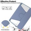 Smart Case rotante a 360 gradi per iPad Pro 11 2024/2025 con tastiera Bluetooth - Viola