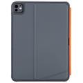 Custodia con tastiera magnetica in pelle per iPad Pro 11 2024/2025 K07 con touchpad - Nero