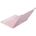 Custodia con tastiera Typecase Flexbook Touch per iPad Pro 11 2024/2025 - Layout americano - Rosa Chiaro
