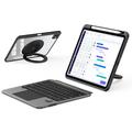 Custodia ibrida per iPad Pro 11 (2024) Dux Ducis VK con tastiera Bluetooth - Nera